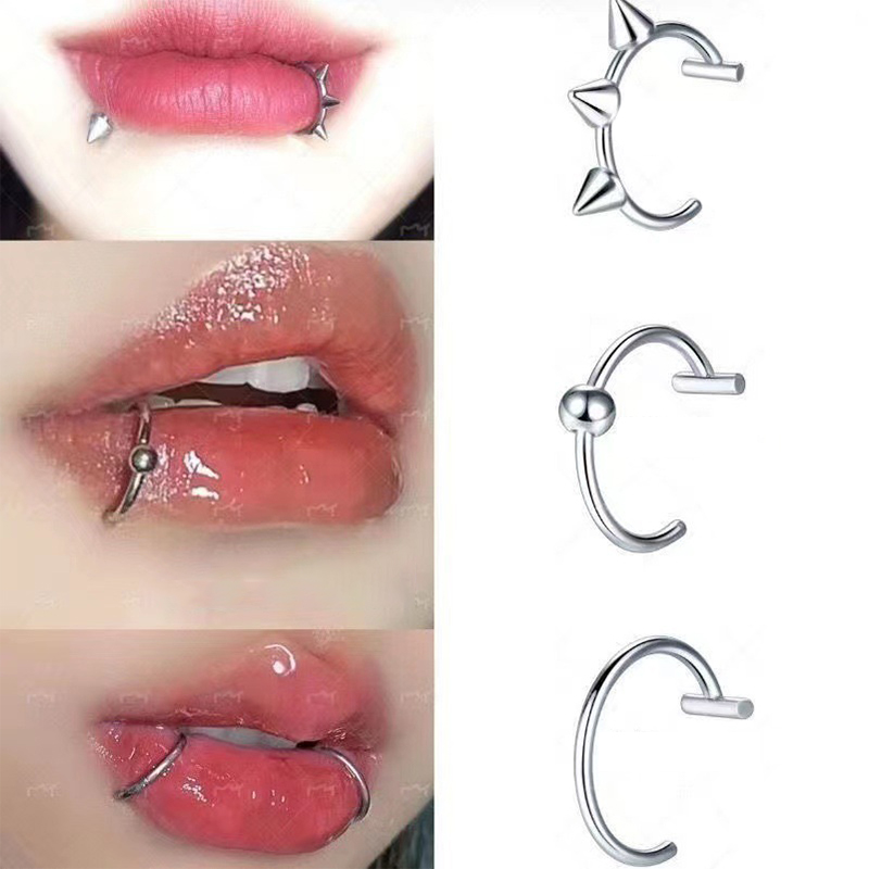 Body Jewelry And Earrings - 1 قطعة الفولاذ المقاوم للصدأ وهمية