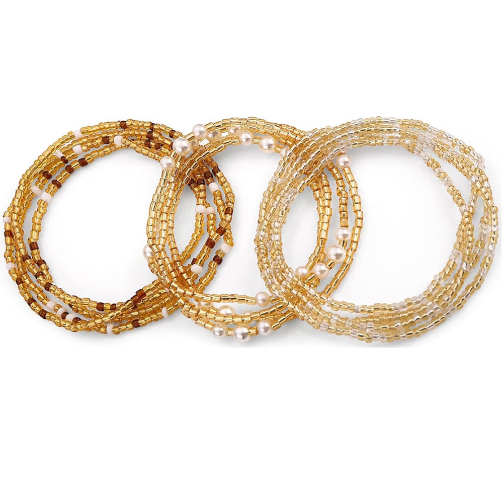 Body Jewelry Chain - خرز الخصر للنساء، سلاسل البطن المرنة،