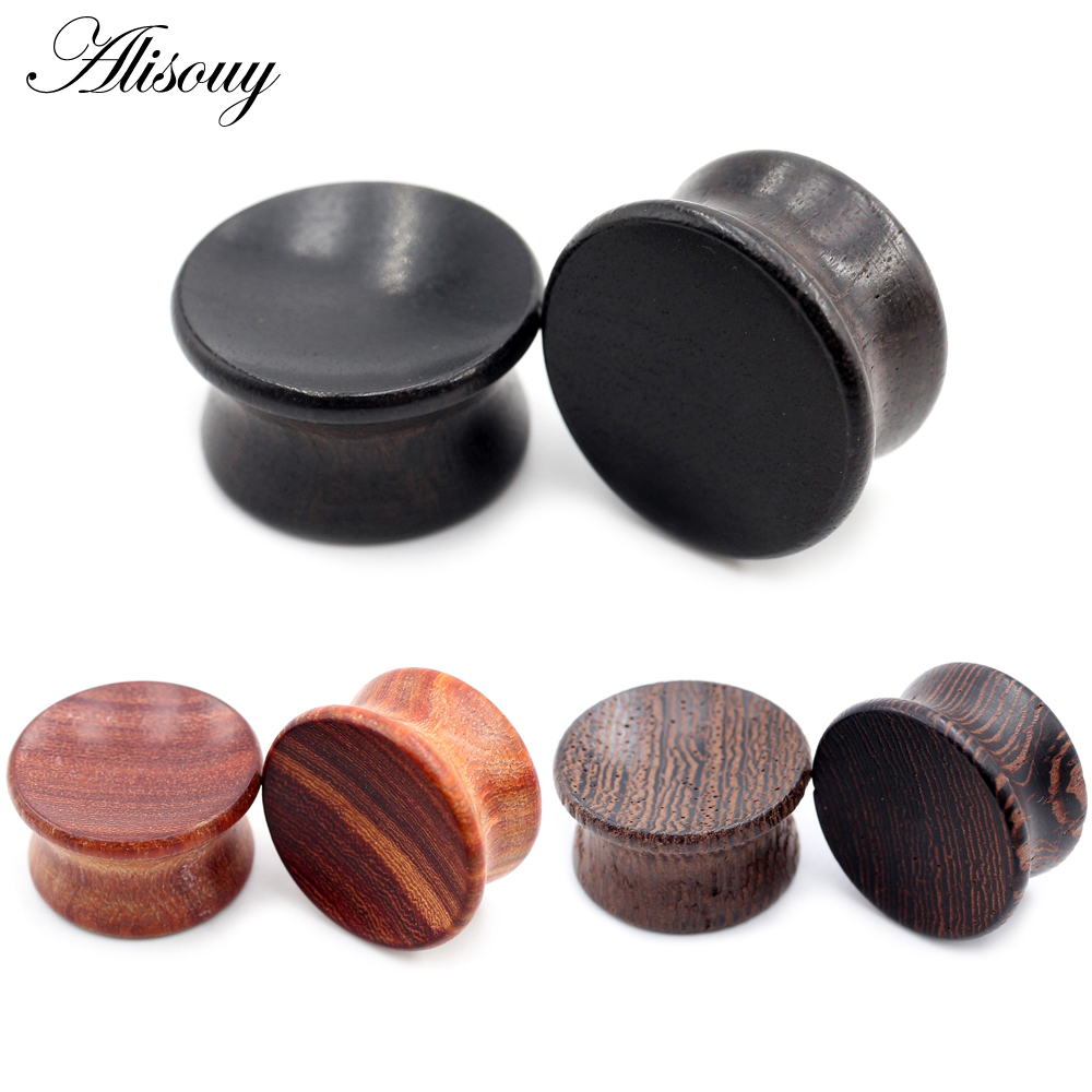 Body Jewelry Ear Gauges - أليسووي قطعتان 6 مم-20 مم أقراط