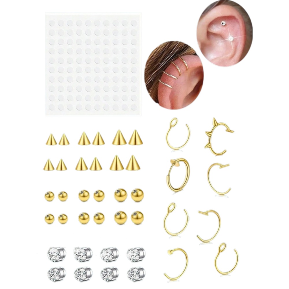 Body Jewelry And Piercing - حلقات أنف وفواصل أنفية وهمية للنساء،