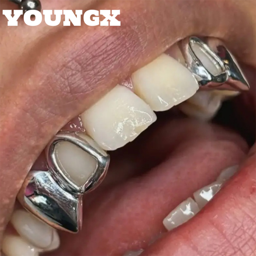 Body Jewelry Men - YOUNGX الهيب هوب مزدوجة الجوف لامعة