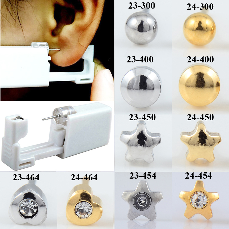 Body Jewelry Tunnels - 24 قطعة/صندوق لا ألم الأذن ثقب