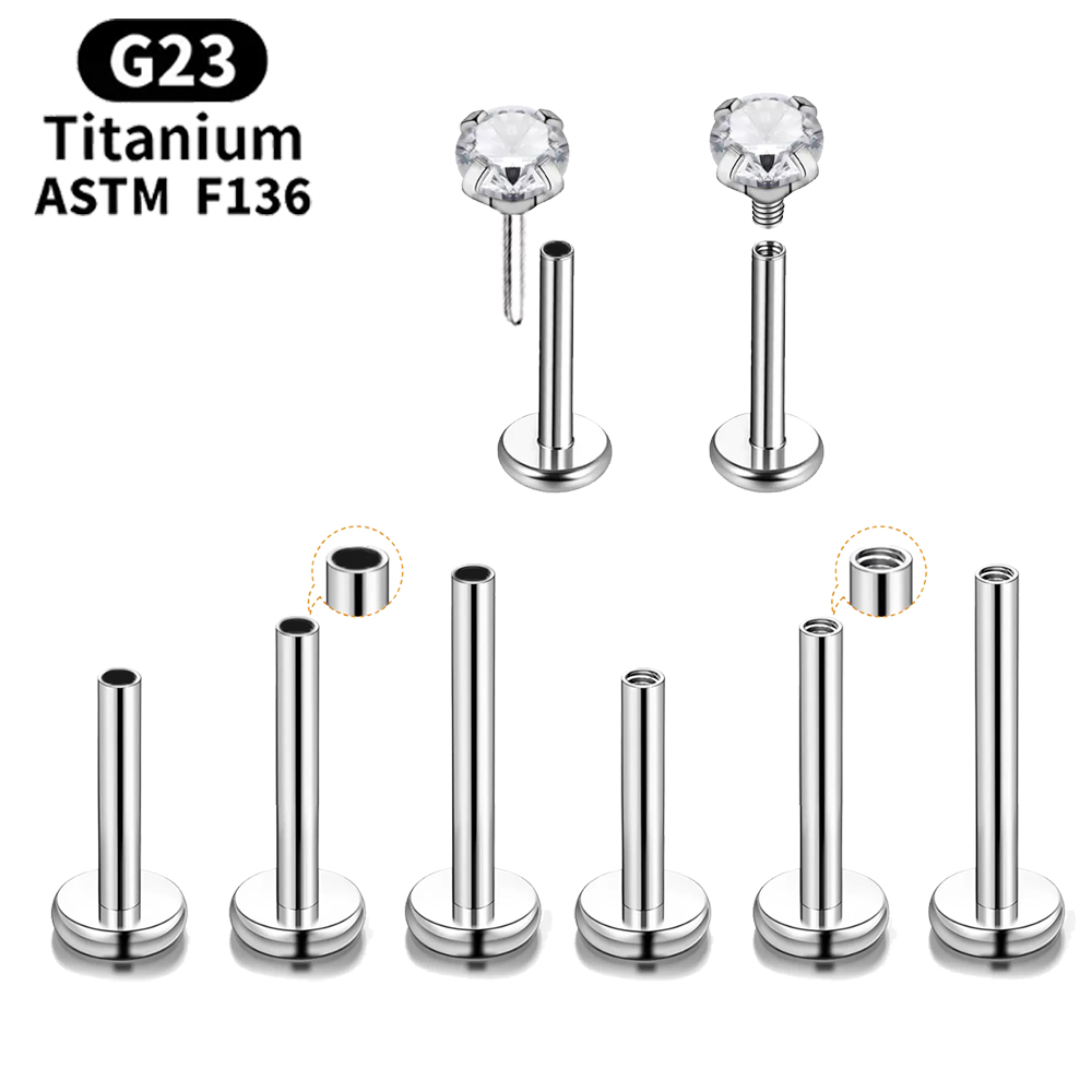 Body Jewelry Tunnels - الجملة قاعدة ASTM F136 مجوهرات التيتانيوم