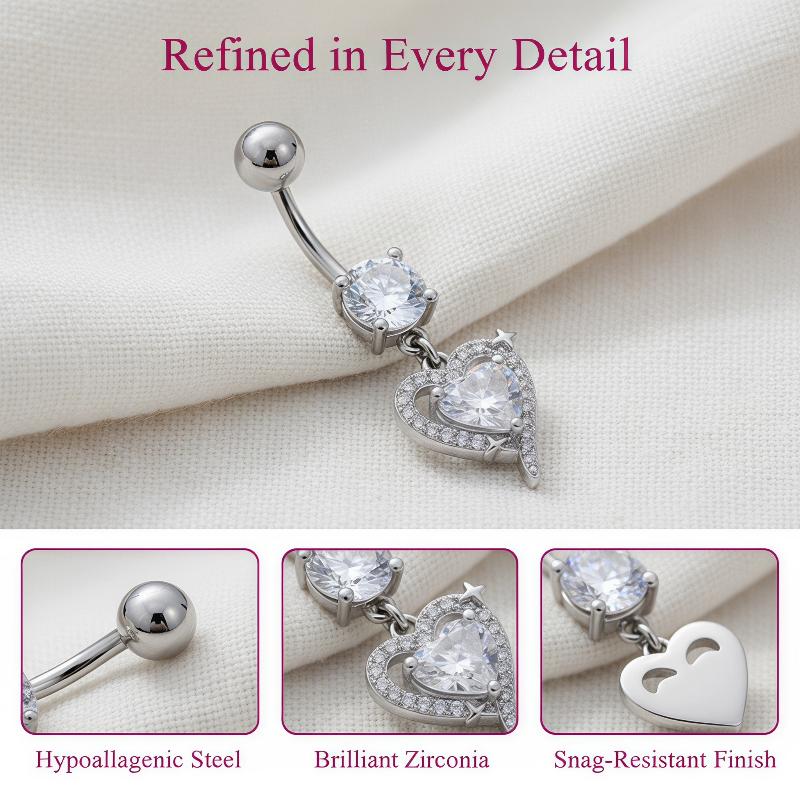 Body Jewelry Surgical Steel - قطعة واحدة من مجوهرات الجسم الرائعة: