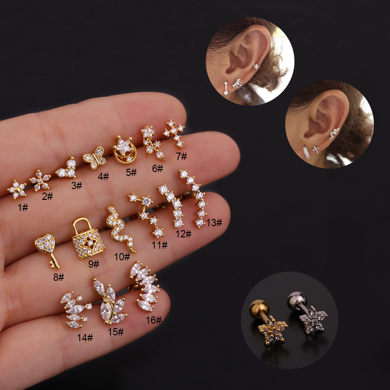 أقراط من الفولاذ المقاوم للصدأ - مراجعة Body Jewelry Surgical Steel وسعره