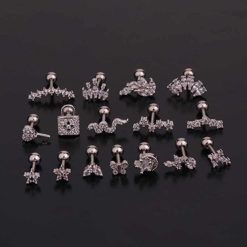 أقراط من الفولاذ المقاوم للصدأ - مراجعة Body Jewelry Surgical Steel وسعره