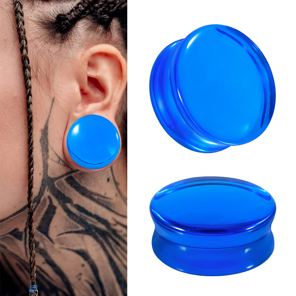 1/2/22 قطعة الزجاج والحجر جولة - مراجعة Body Jewelry Ear Gauges وسعره