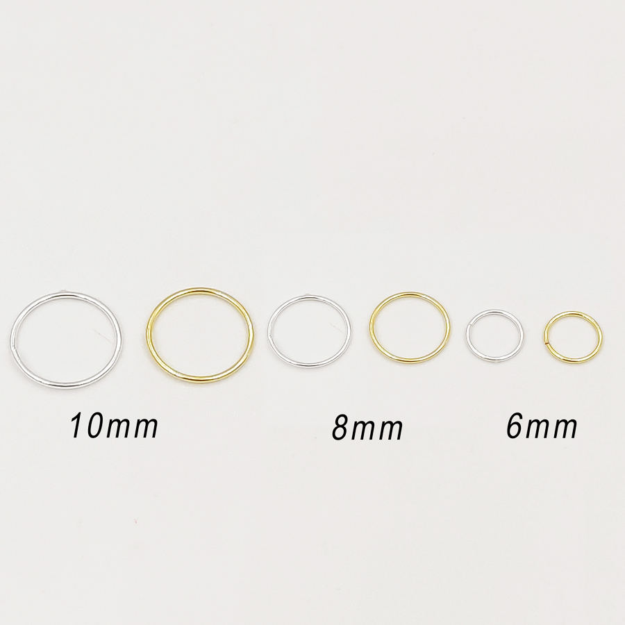 925 فضة الأنف الدائري هوب Hugg - مراجعة Body Jewelry Ear Piercing وسعره