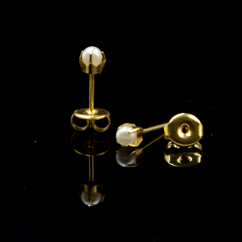 أقراط من الذهب عيار 24 قيراط م - مراجعة Body Jewelry Surgical Steel وسعره