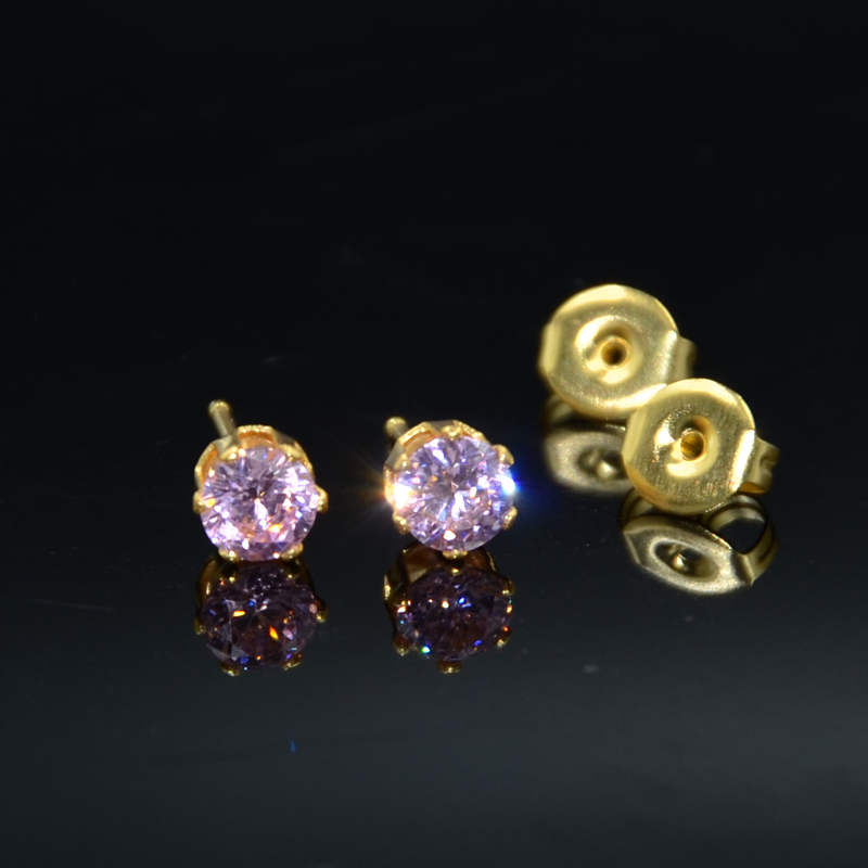 أقراط من الذهب عيار 24 قيراط م - مراجعة Body Jewelry Surgical Steel وسعره