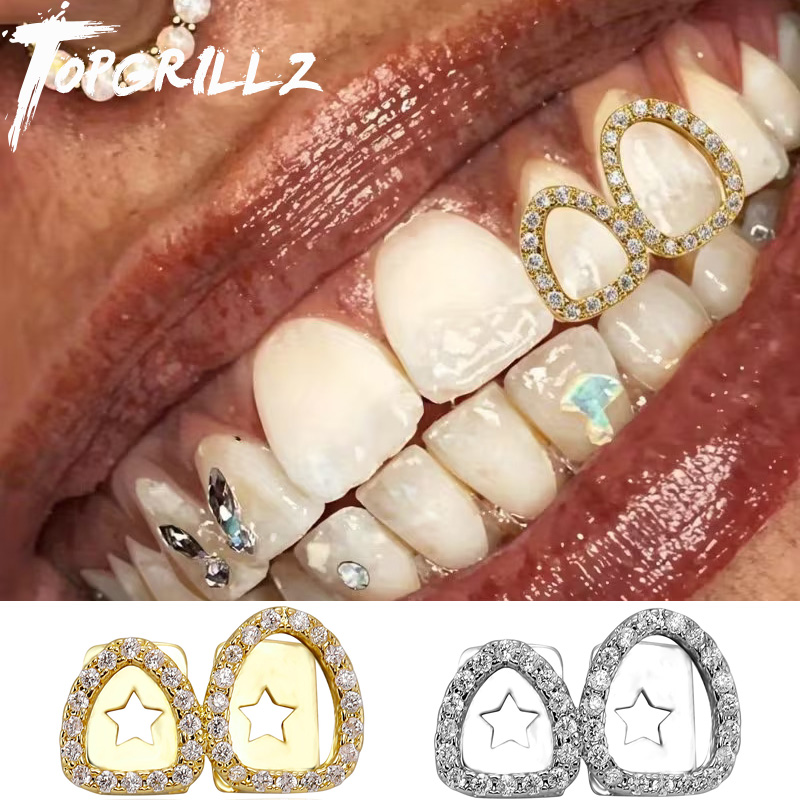 TOPGRILLZ غطاء أسنان مرصع بالز - مراجعة Body Jewelry Men وسعره
