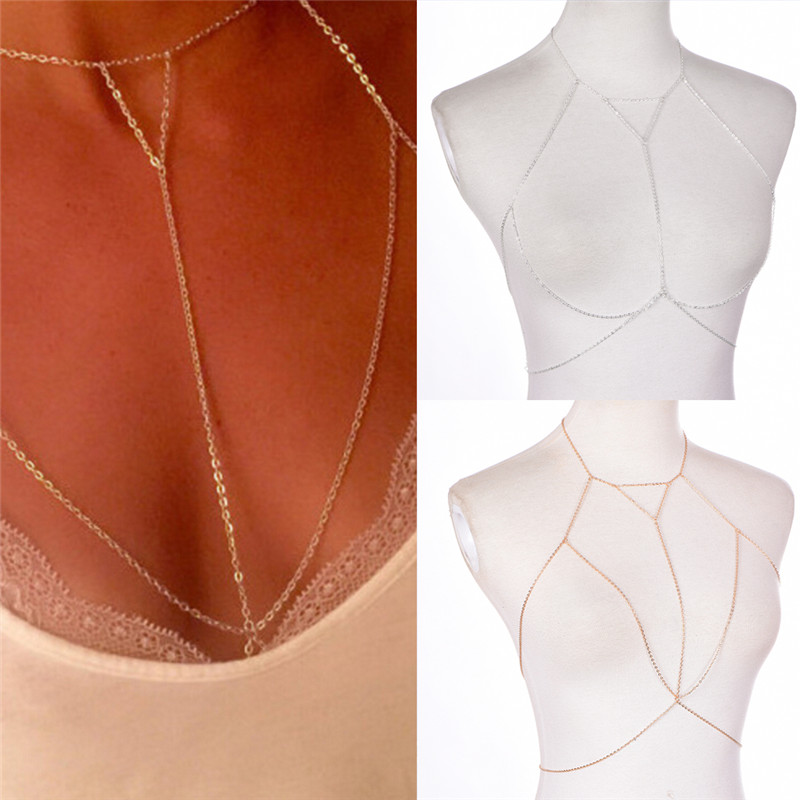 قلادات بكيني متعددة الطبقات لل - مراجعة Body Jewelry Necklace وسعره