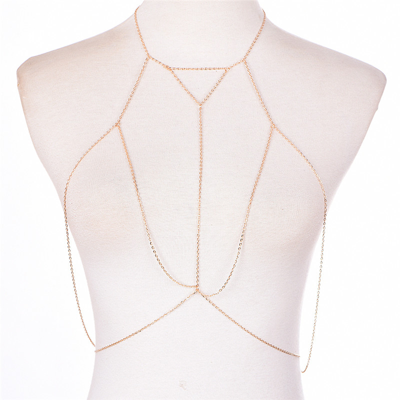 قلادات بكيني متعددة الطبقات لل - مراجعة Body Jewelry Necklace وسعره