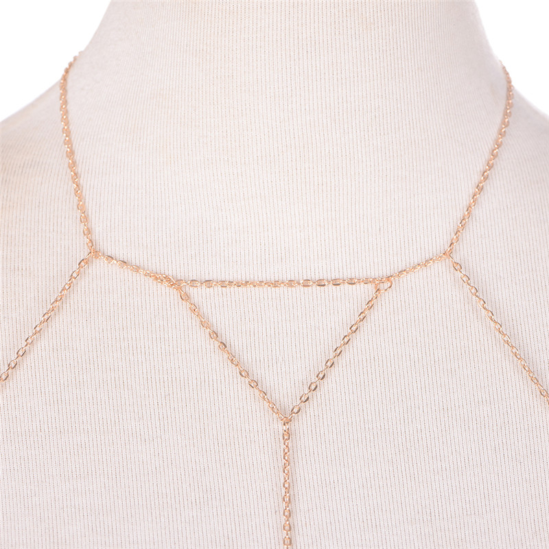 قلادات بكيني متعددة الطبقات لل - مراجعة Body Jewelry Necklace وسعره