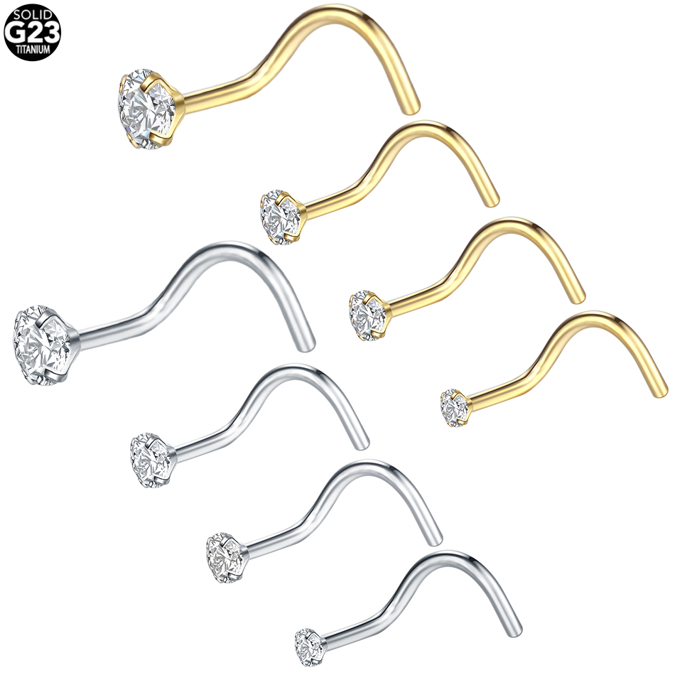 ترصيع الأنف من التيتانيوم G23  - مراجعة Body Jewelry Tunnels وسعره
