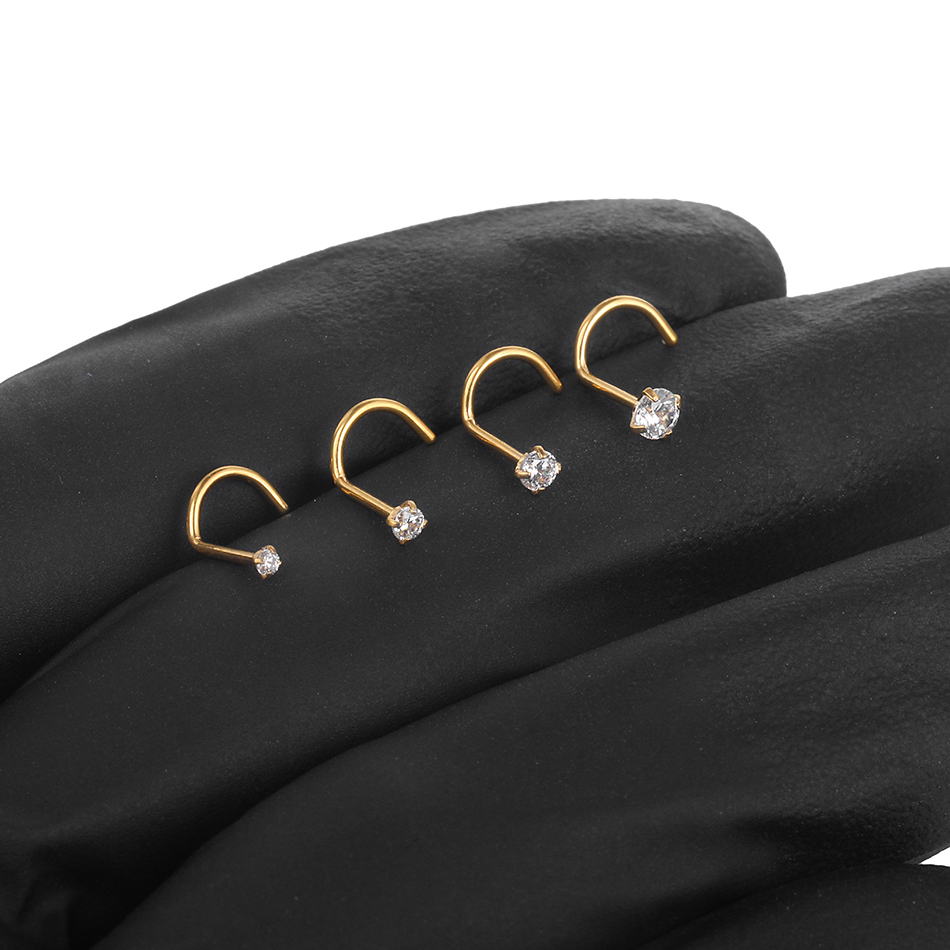 ترصيع الأنف من التيتانيوم G23  - مراجعة Body Jewelry Tunnels وسعره