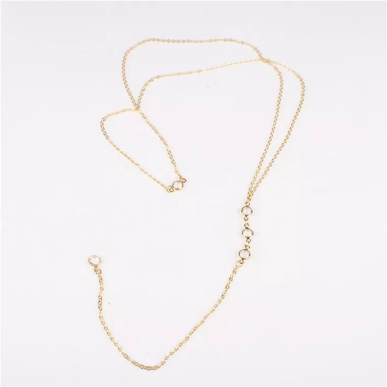 جديد حجر الراين مثير المرأة عو - مراجعة Body Jewelry Chain وسعره