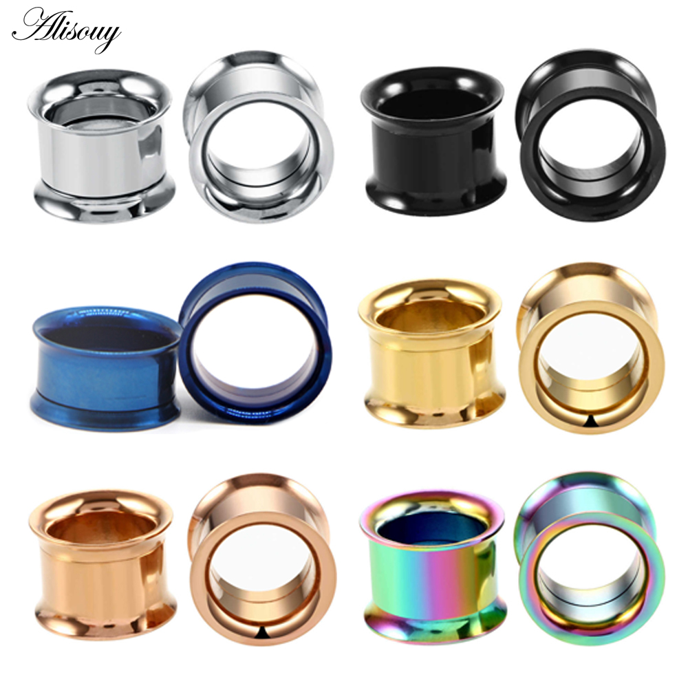 1 قطعة 2 مللي متر-25 مللي متر  - مراجعة Body Jewelry Ear Gauges وسعره