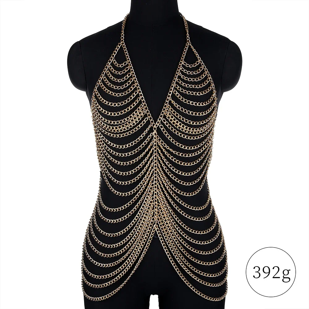 فستان مثير بسلسلة معدنية للنسا - مراجعة Body Jewelry For Backless Dress وسعره