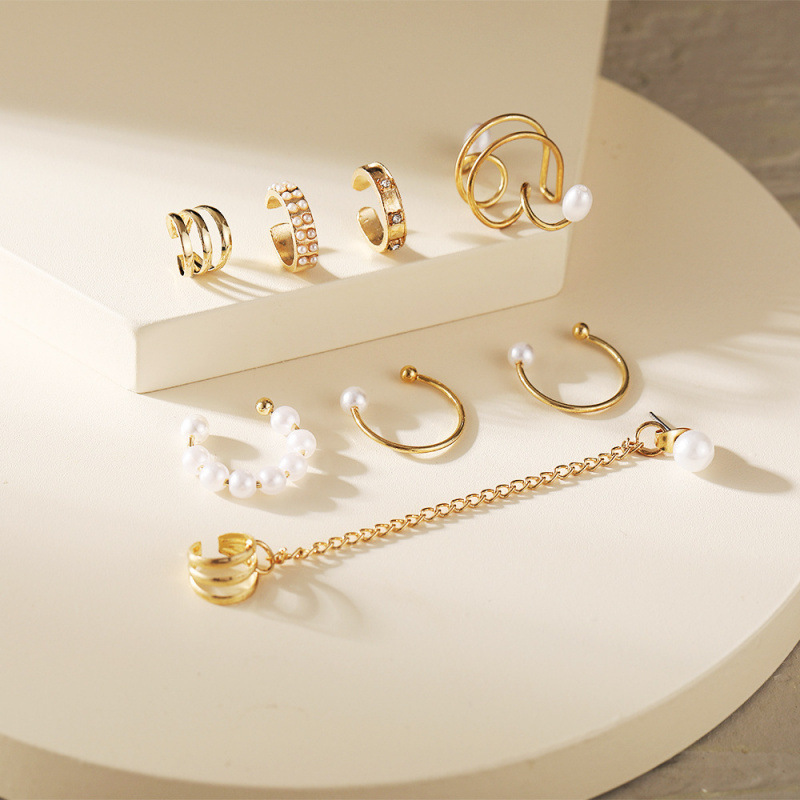 طقم أقراط عصرية 2026: مجموعة أ - مراجعة Body Jewelry Cartilage Earrings وسعره
