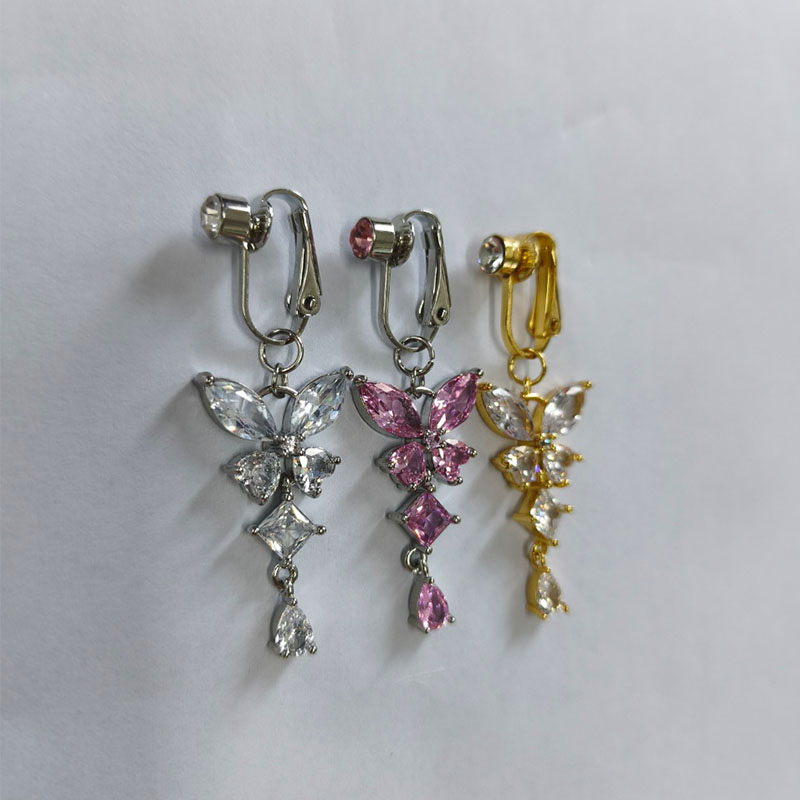 حلقة بطن مزيفة بتصميم فراشة مر - مراجعة Body Jewelry And Piercing وسعره