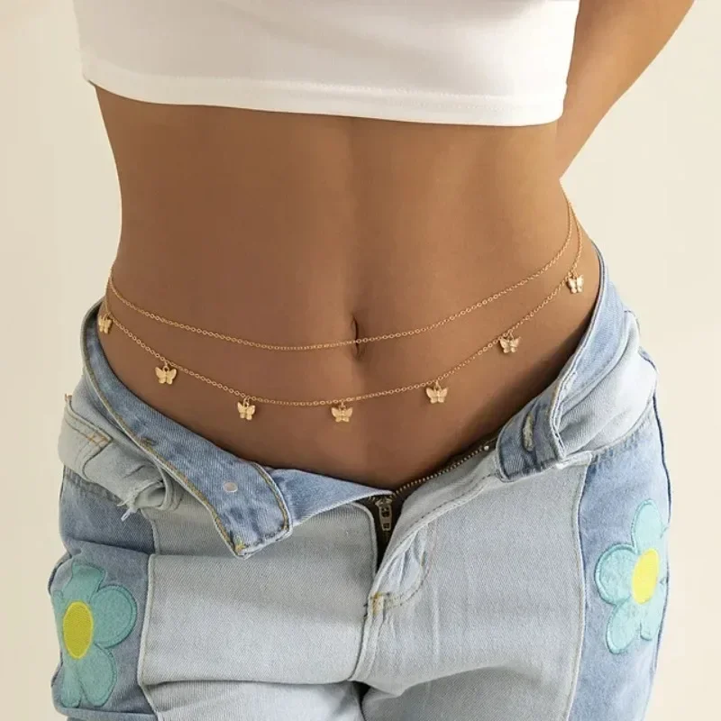 سحر جديد مثير طبقة مزدوجة فراش - مراجعة Body Jewelry Chain وسعره