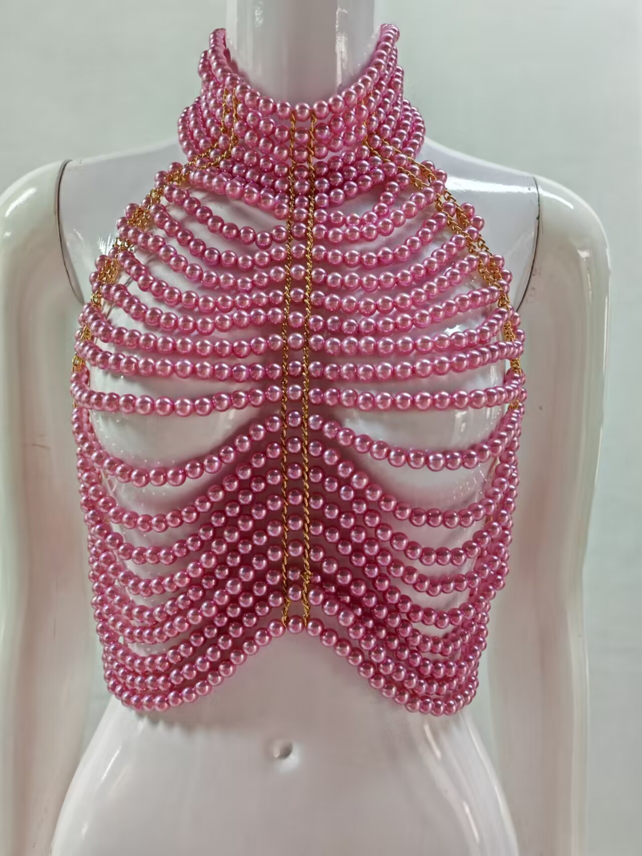 فستان نسائي بدون أكمام بياقة ك - مراجعة Body Jewelry For Backless Dress وسعره