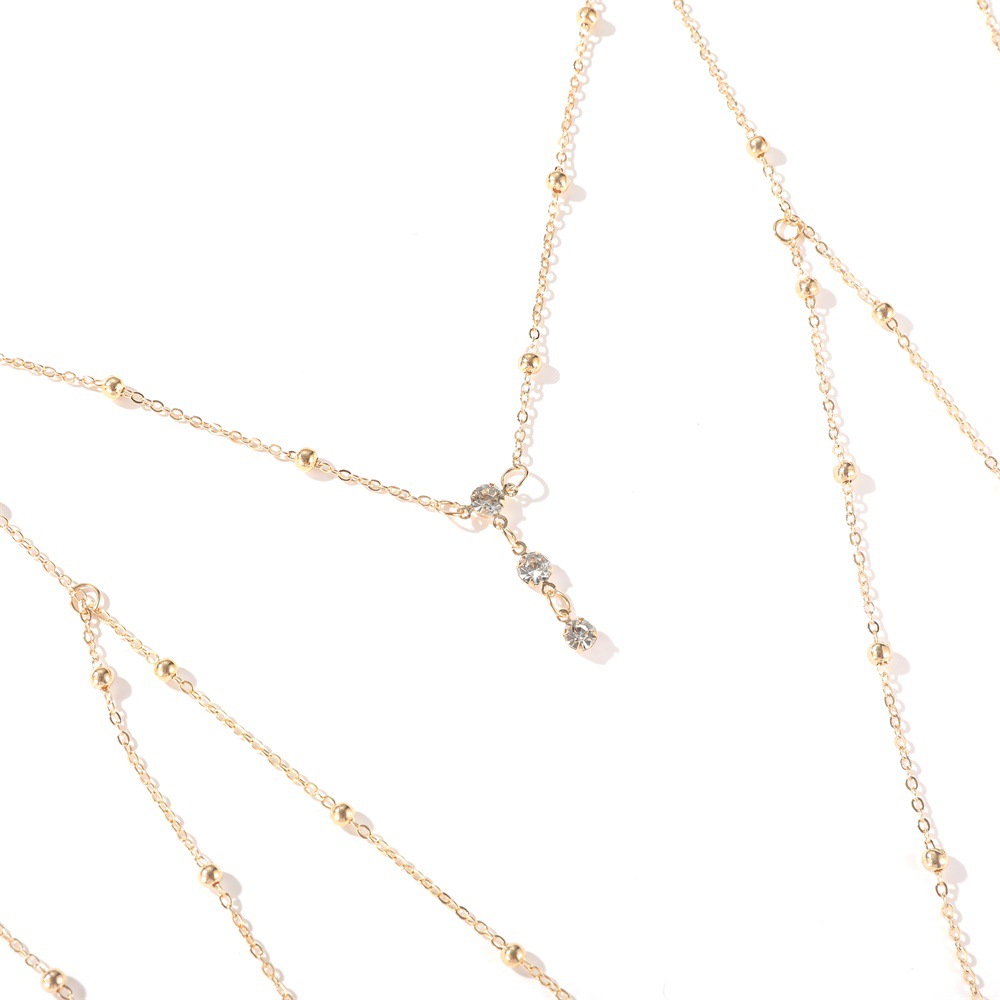مثير كريستال الصدر سلسلة تسخير - مراجعة Body Jewelry Necklace وسعره