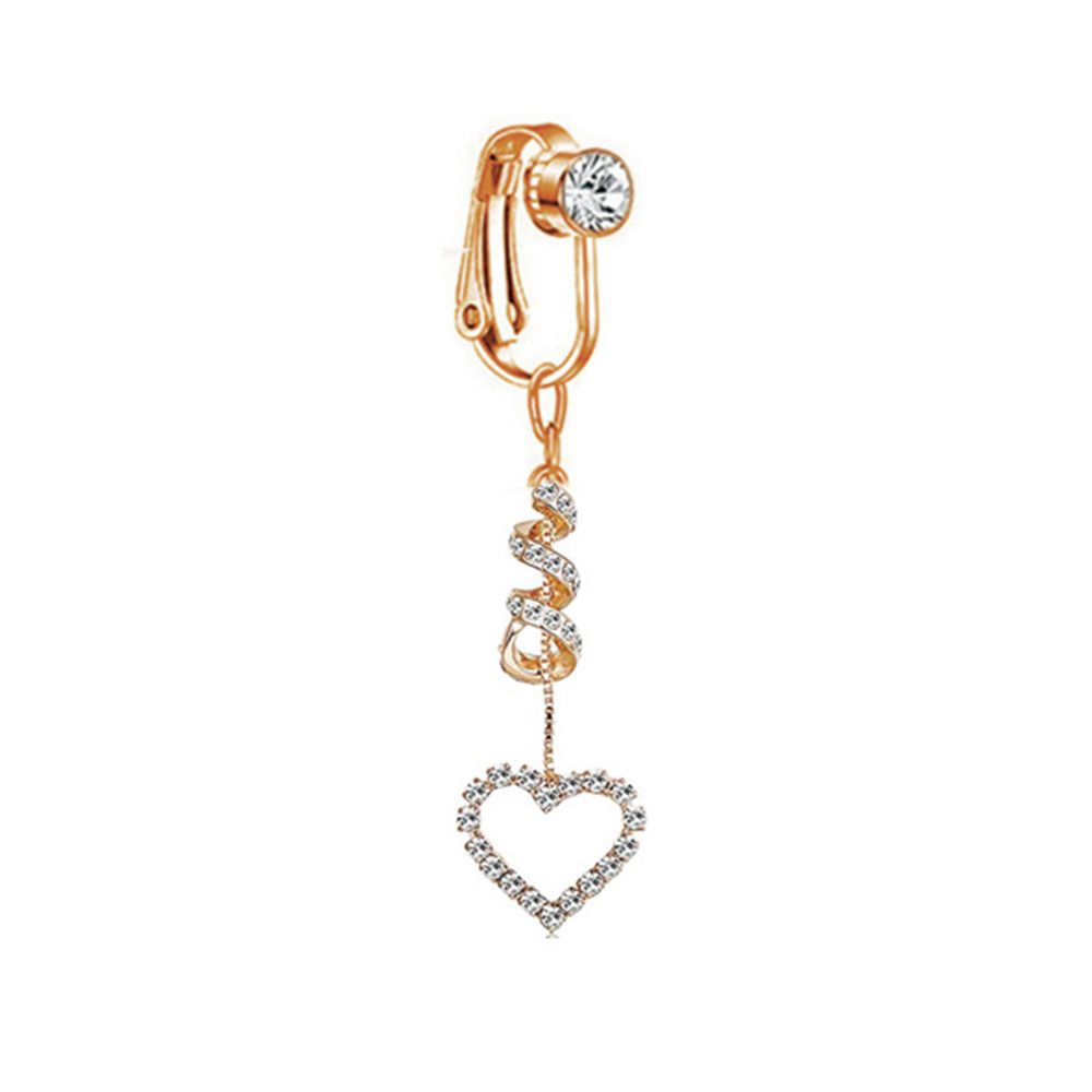 مشبك أذن على شكل حلقة سرة البط - مراجعة Body Jewelry Cartilage Earrings وسعره