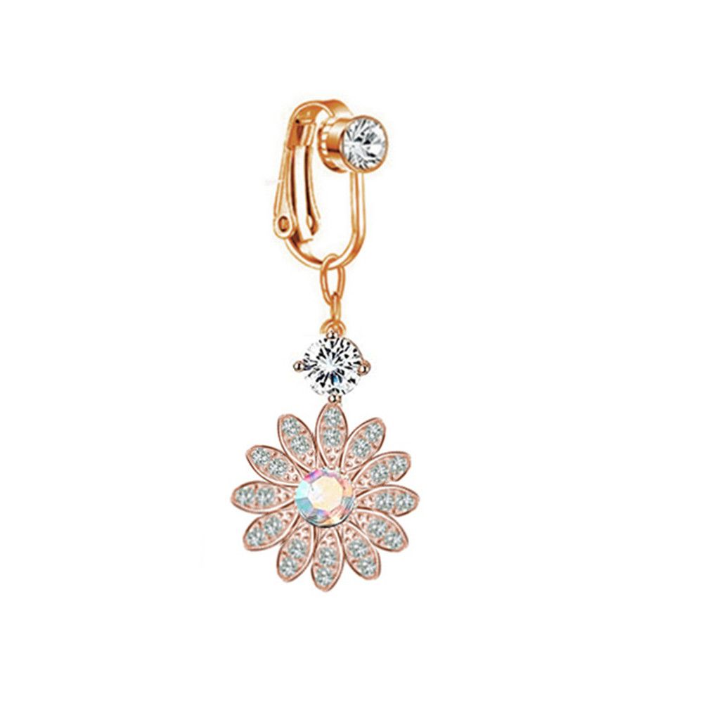 مشبك أذن على شكل حلقة سرة البط - مراجعة Body Jewelry Cartilage Earrings وسعره
