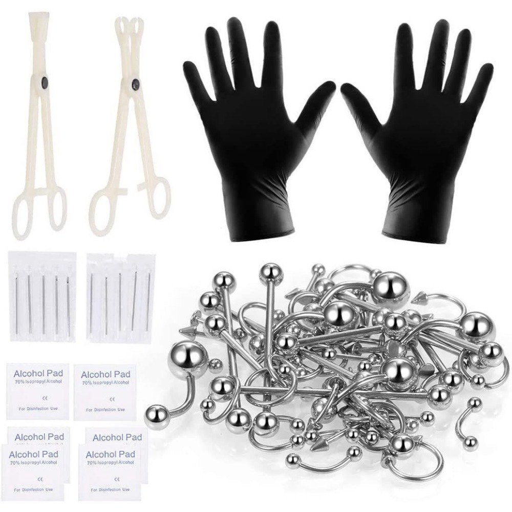 طقم أدوات ثقب الجسم 150/140/85 - مراجعة Body Jewelry And Piercing وسعره
