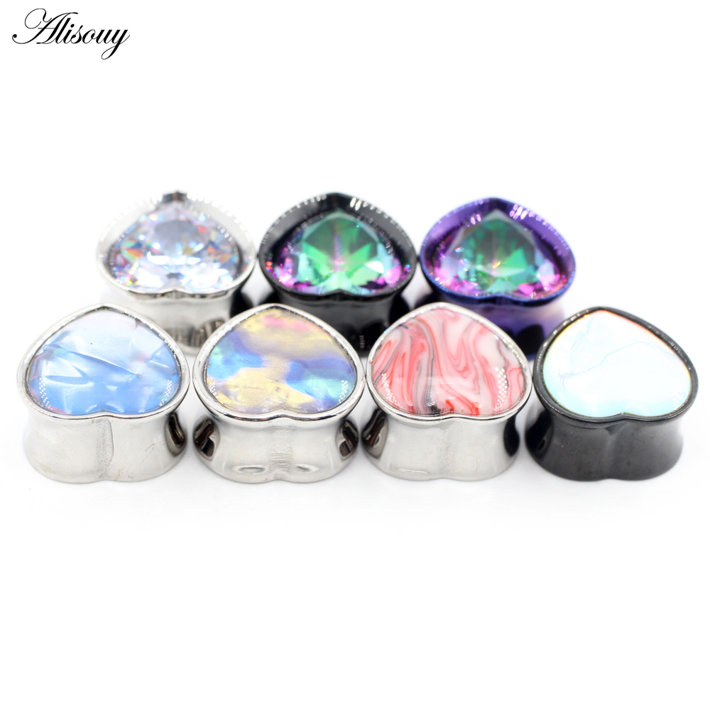 أليسووي قطعة واحدة 8-25 مم من  - مراجعة Body Jewelry Ear Gauges وسعره