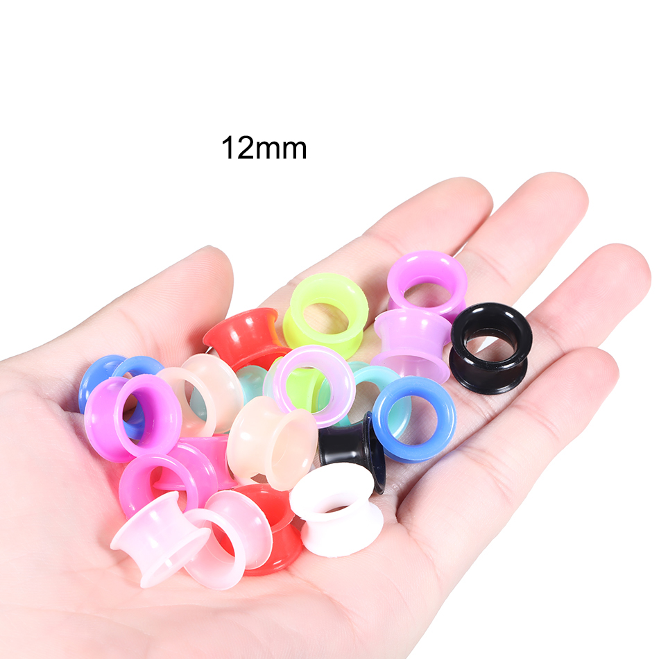 24 قطعة سيليكون عالية مزدوجة م - مراجعة Body Jewelry Ear Gauges وسعره