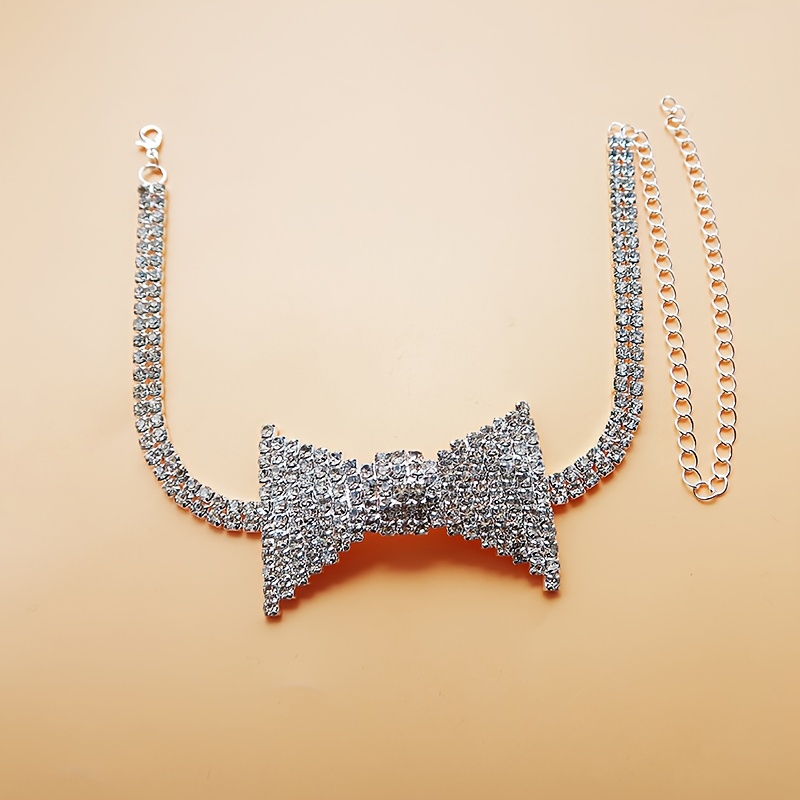 سلسلة عنق بفيونكة أنيقة رائعة  - مراجعة Body Jewelry Necklace وسعره
