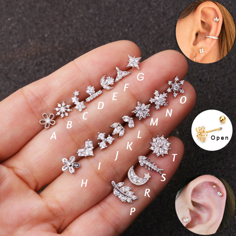 1 قطعة 20g روز الذهب تشيكوسلوف - مراجعة Body Jewelry Tunnels وسعره