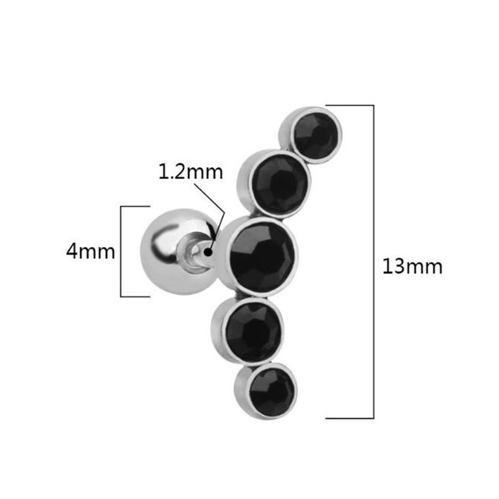 قطعة واحدة من أقراط الأذن المص - مراجعة Body Jewelry Ear Piercing وسعره