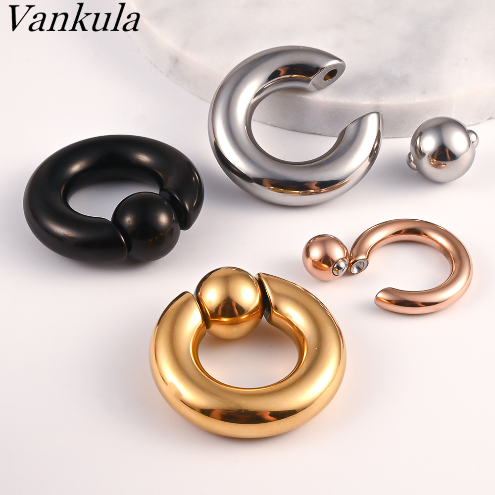 Vankula 2 قطعة أنفاق التوصيل ا - مراجعة Body Jewelry Ear Gauges وسعره