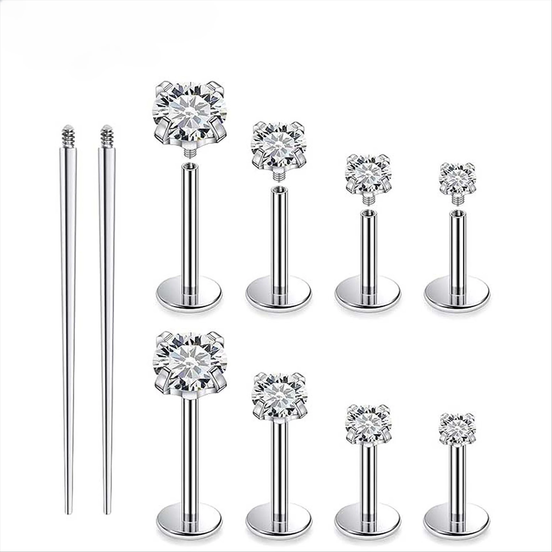 الجملة قاعدة خيوط ASTM F136 مج - مراجعة Body Jewelry Tunnels وسعره
