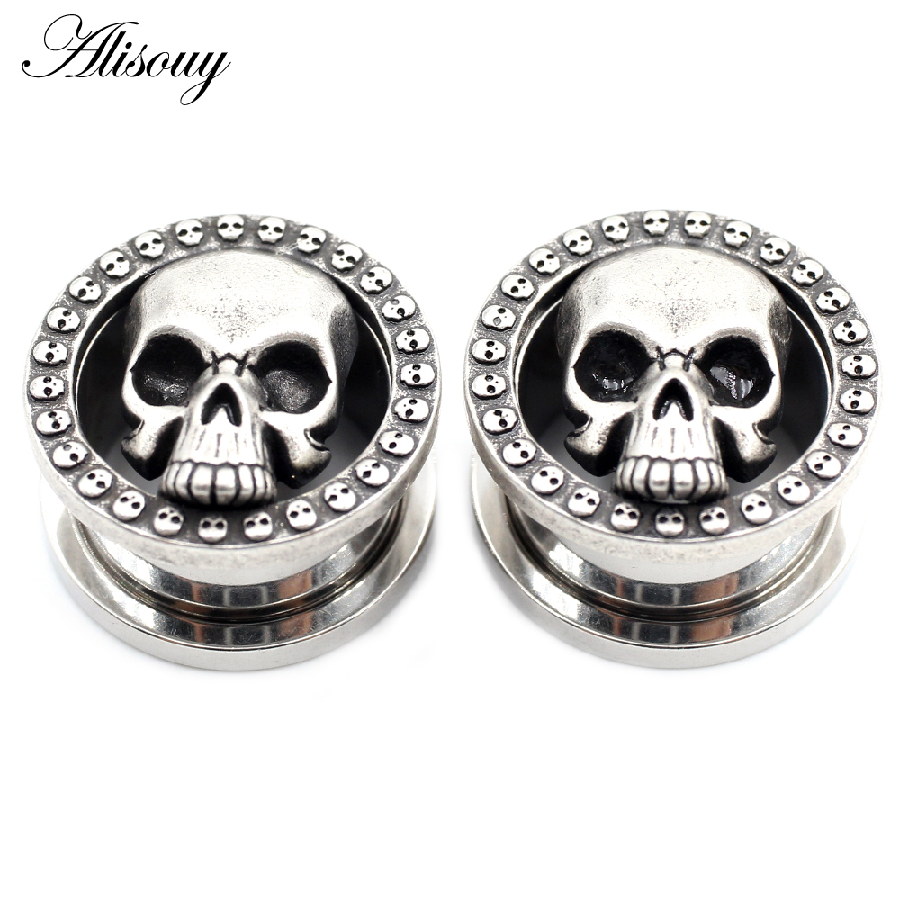 Alisouy 2 قطعة 8-25 مللي متر ا - مراجعة Body Jewelry Ear Gauges وسعره