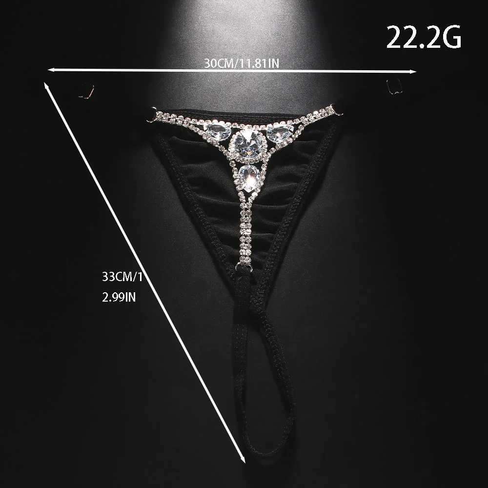 جولة حجر الراين ثونغ للنساء ،  - مراجعة Body Jewelry Chain وسعره