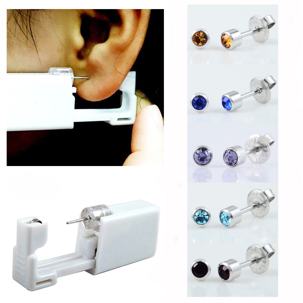 24 قطعة/صندوق لا ألم الأذن ثقب - مراجعة Body Jewelry Tunnels وسعره