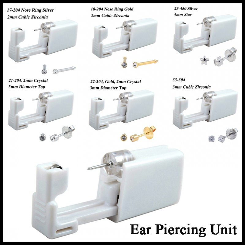 24 قطعة/صندوق لا ألم الأذن ثقب - مراجعة Body Jewelry Tunnels وسعره