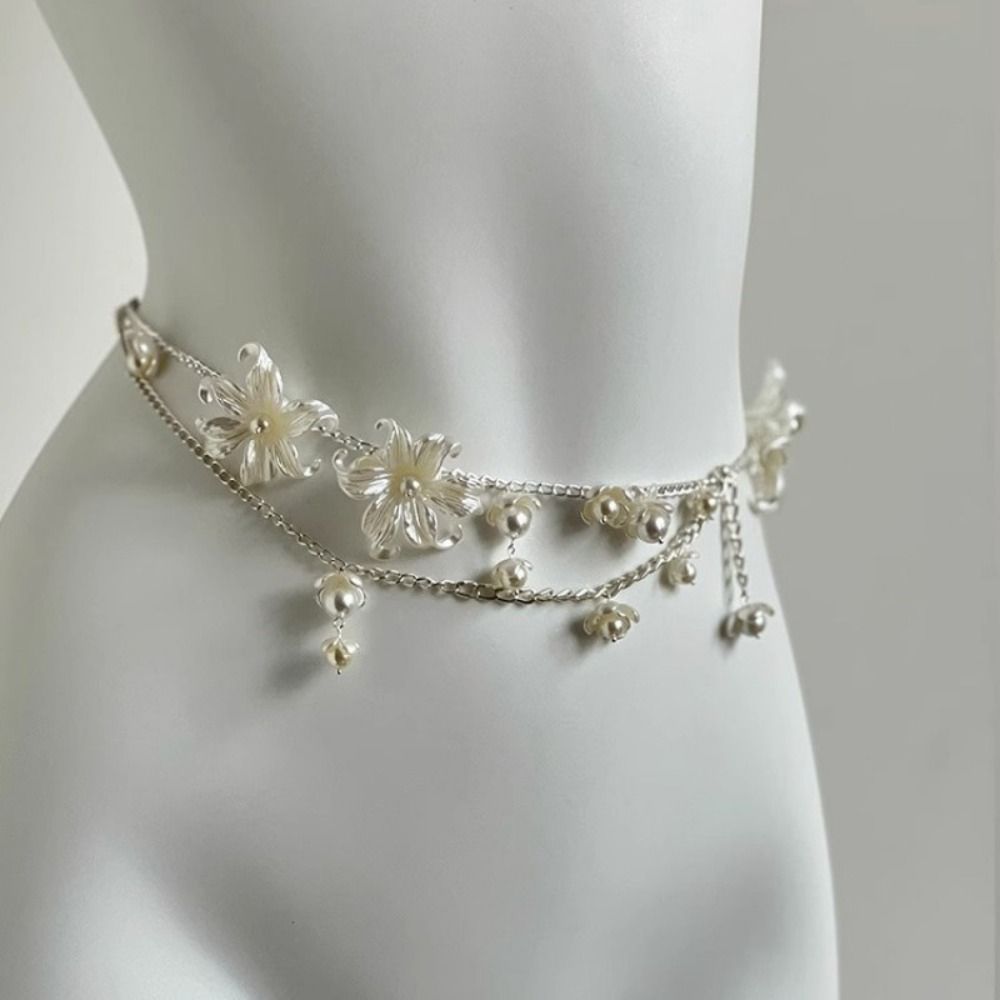 أزياء أنيقة لؤلؤة الخصر سلاسل  - مراجعة Body Jewelry Chain وسعره