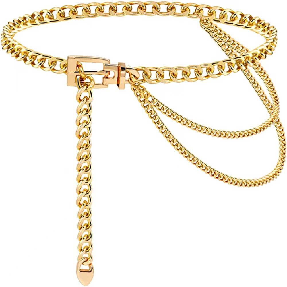فاسق الخصر سلسلة حزام معدني ال - مراجعة Body Jewelry Chain وسعره