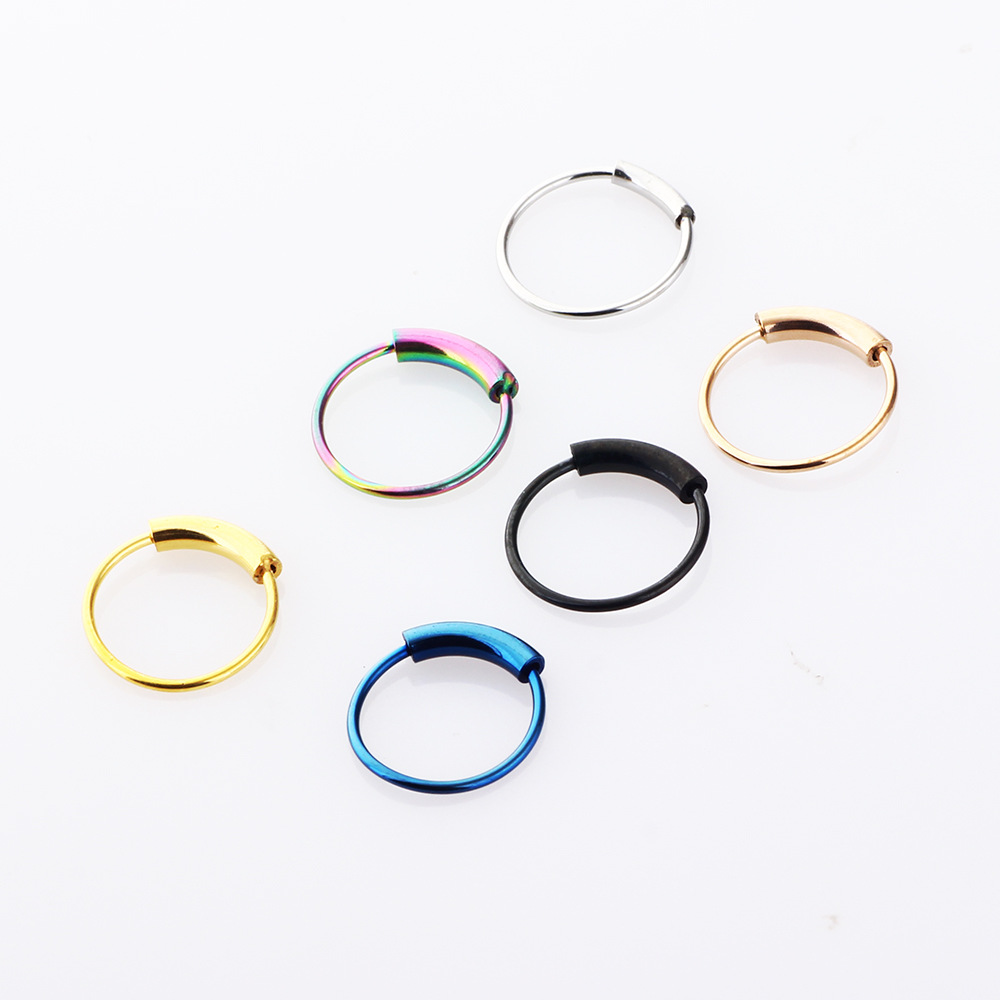 3 قطع/مجموعة حلقات مستمرة بدون - مراجعة Body Jewelry Surgical Steel وسعره