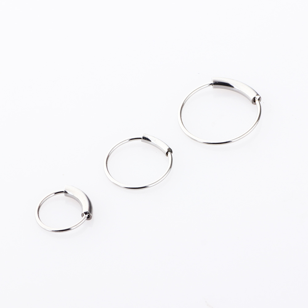 3 قطع/مجموعة حلقات مستمرة بدون - مراجعة Body Jewelry Surgical Steel وسعره