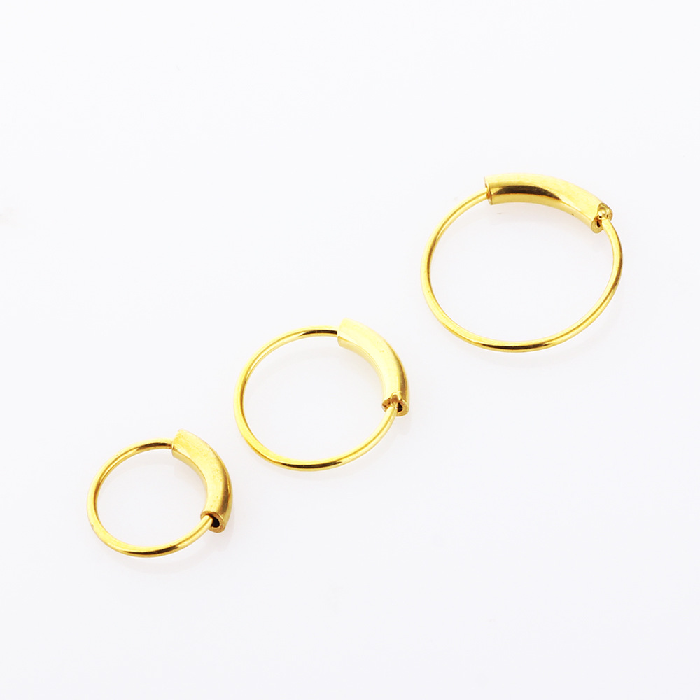 3 قطع/مجموعة حلقات مستمرة بدون - مراجعة Body Jewelry Surgical Steel وسعره