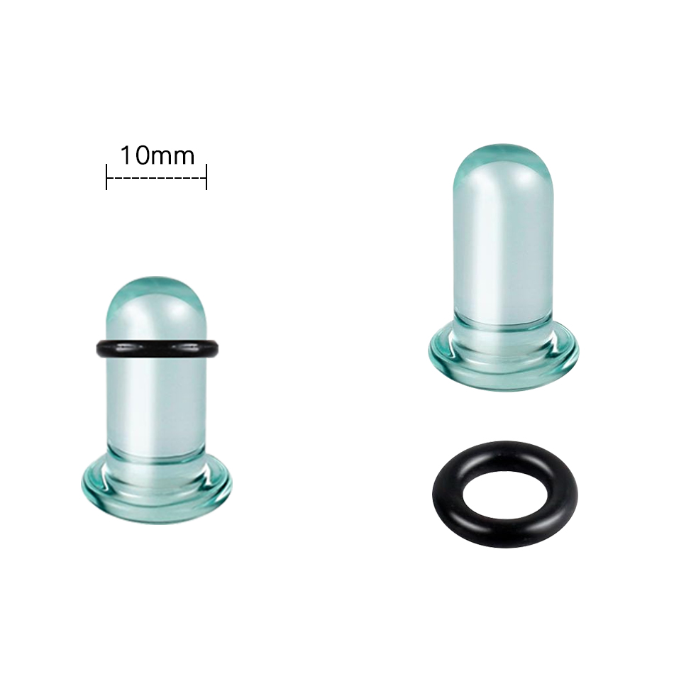 1 زوج الزجاج الأذن الأنفاق وال - مراجعة Body Jewelry Tunnels وسعره