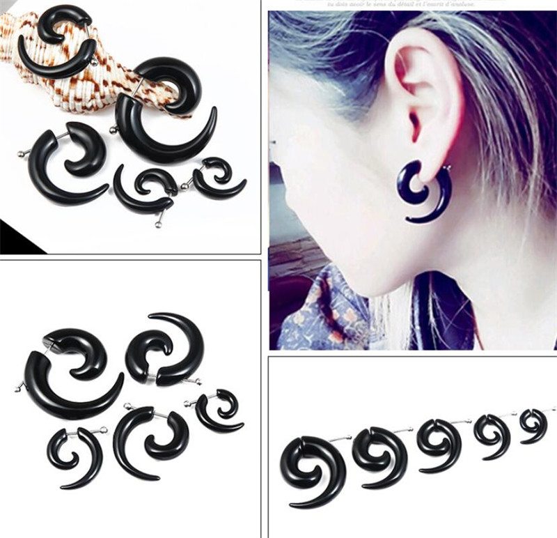 فاسق الأسود القبلية دوامة أقرا - مراجعة Body Jewelry Tunnels وسعره