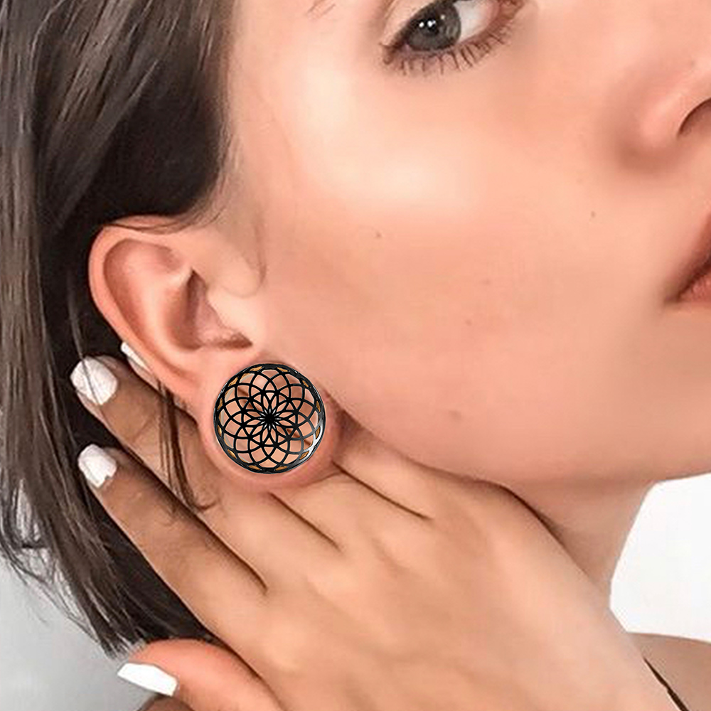 Vankula 2 قطعة 316 الفولاذ الم - مراجعة Body Jewelry Ear Gauges وسعره